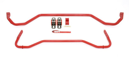 BMR FRONT & REAR SWAY BAR KIT W/BUSHINGS ADJ RED (08-09 PONTIAC G8) - eliteracefab.com