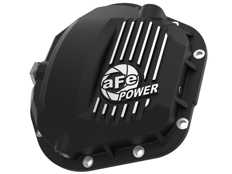 aFe Pro Series Dana 60 Front Differential Cover Black w/ Machined Fins 17-20 Ford Trucks (Dana 60) - eliteracefab.com