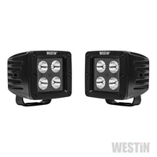 Load image into Gallery viewer, Westin LED Auxiliary Light 3.2in x 3.0in Spot w/5W Cree - Black - eliteracefab.com