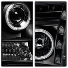 Load image into Gallery viewer, Spyder Dodge Ram 1500 09-14 Projector Headlights Halogen- CCFL Halo LED - Blk PRO-YD-DR09-CCFL-BK - eliteracefab.com