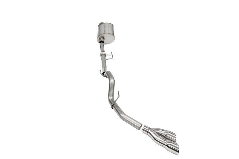 Corsa 2021-2022 Ford F-150 Regular Cab/ 8in Bed 3.5L V6 Sport Cat-Back Single Side Exit-Polished CORSA Performance