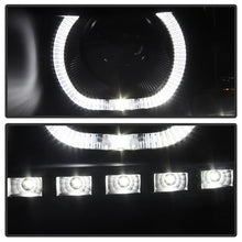 Load image into Gallery viewer, Xtune Chevy Silverado 1500/2500/3500 07-13 LED Halo Projector Headlights Black PRO-JH-CSIL07-CFB-BK - eliteracefab.com