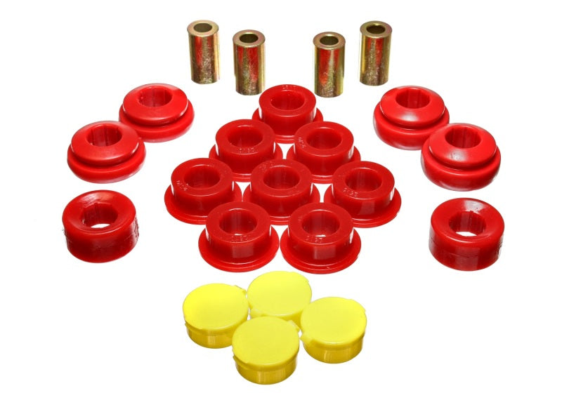 Energy Suspension 02-04 Acura RSX (includes Type S) Red Rear Control Arm Bushing Set - eliteracefab.com