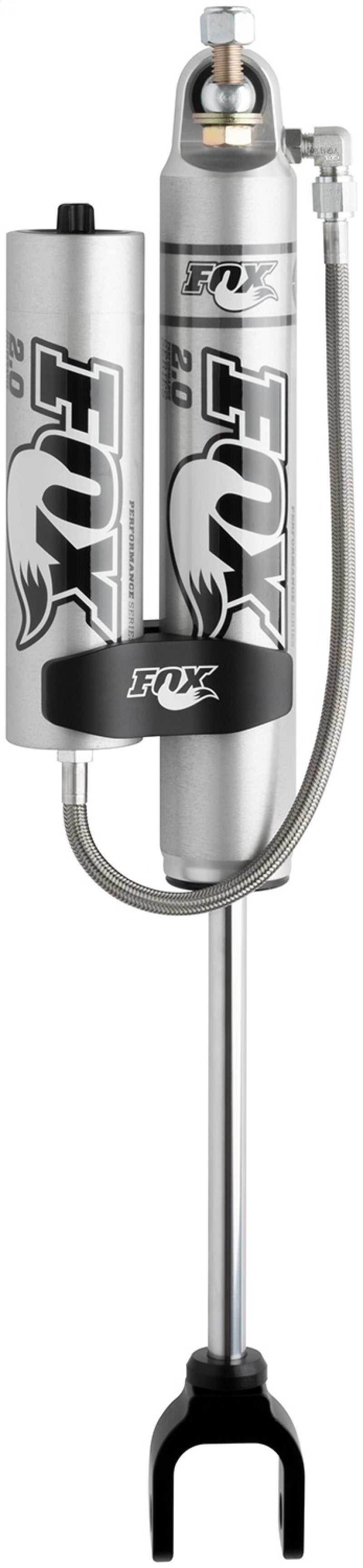 Fox 11+ Chevy HD 2.0 Performance Series 5.9in. Smooth Body Remote Res. Front Shock / 0-1in. Lift - eliteracefab.com