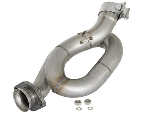aFe POWER Twisted Steel Loop Relocation Pipe 12-18 Jeep Wrangler (JK) V6 3.6L aFe