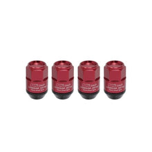 Load image into Gallery viewer, Project Kics Leggdura Racing Shell Type Lug Nut 35mm Closed-End Look 16 Pcs + 4 Locks 12X1.5 Red - eliteracefab.com