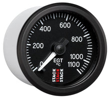 Load image into Gallery viewer, Autometer Stack 52mm 0-1100 Deg C Pro Stepper Motor Exhaust Gas Temp Gauge - Black