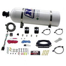 Load image into Gallery viewer, Nitrous Express GM LS 102mm Nitrous Plate Kit (50-400HP) w/15lb Bottle