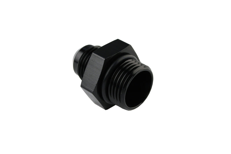 Aeromotive O-Ring Adapter Fitting ORB-10 To AN-08 Male Aluminum Anodized Black - eliteracefab.com