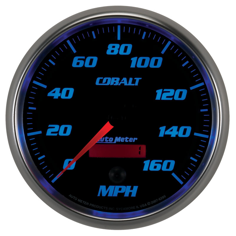 Autometer Cobalt 5in 160mph In-Dash Electronic Programmable Speedometer 6289