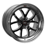 Weld S76 18x9.5 / 5x4.75 BP / 5.6in. BS Black Wheel (High Pad) - Non-Beadlock