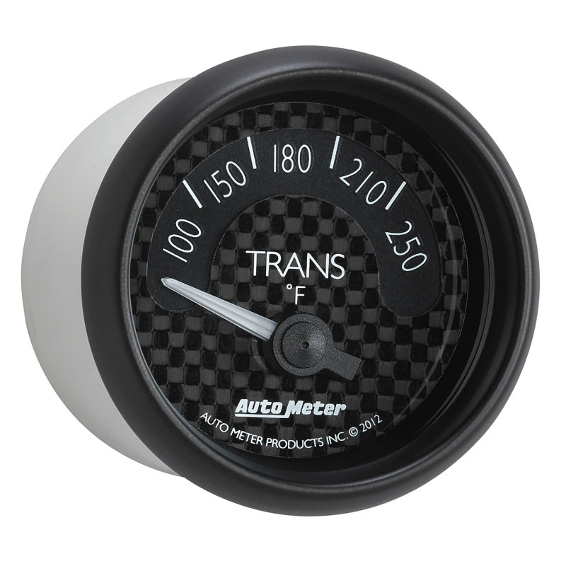 Autometer GT Series 52mm Short Sweep Electronic 100-250 Deg F Transmission Temperature 8049