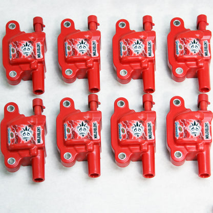 Granatelli 14-23 GM LT Malevolent Coil Packs - Red (Set of 8) Granatelli Motor Sports