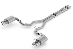 Borla 2018 Ford Mustang GT 5.0L AT/MT 3in S-Type Catback Exhaust w/ Valves - eliteracefab.com