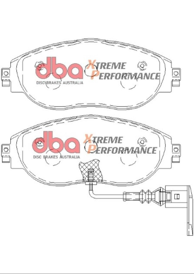 DBA Extreme Performance Front Brake Pads - DB8849XP DBA