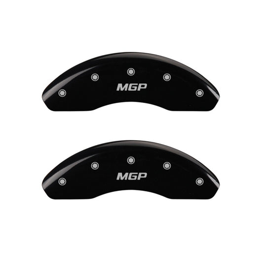 MGP 2 Caliper Covers Engraved Front MGP Black Finish Silver Char 2018 Ram Promaster City MGP