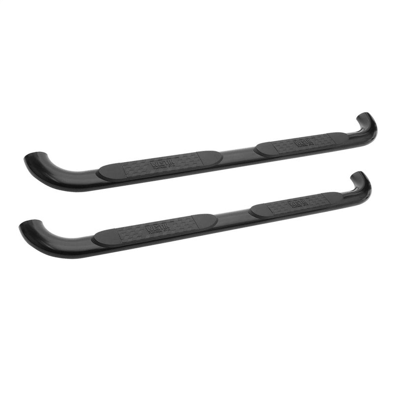 Westin 19-22 Chev/GMC Silverado/Sierra 1500 DC (No 2019 Ltd) Platinum 4 Oval Nerf Step Bars - Blk