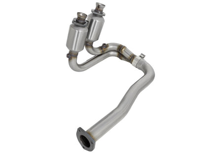 aFe Power Direct Fit Catalytic Converter Replacements Front 00-03 Jeep Wrangler (TJ) I6-4.0L - eliteracefab.com