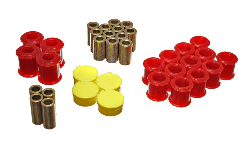 Energy Suspension 89-94 Nissan 240SX (S13) Red Rear Control Arm Bushing Set - eliteracefab.com