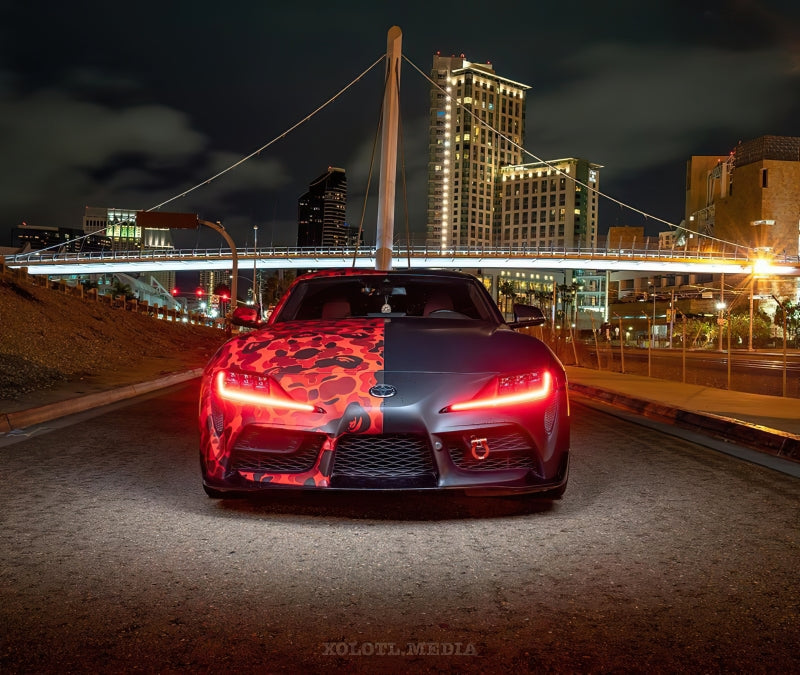 Oracle 20-21 Toyota Supra GR RGB+A Headlight DRL Upgrade Kit - ColorSHIFT w/ BC1 Controller - eliteracefab.com
