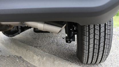 Corsa 18+ Jeep Wrangler JL 2.5in Dual Rear Turn Down Exit Touring Axle-Back Exhaust CORSA Performance