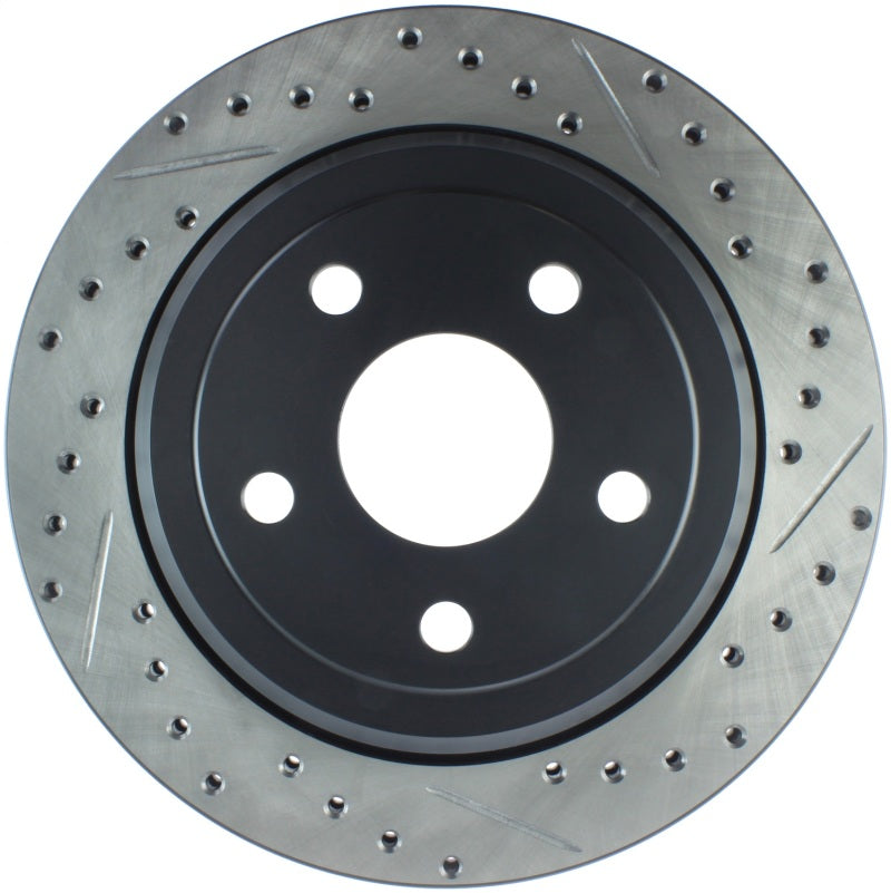 StopTech Slotted & Drilled Sport Brake Rotor 11-15 Jeep Grand Cherokee (Excludes SRT8) Stoptech