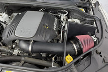 Load image into Gallery viewer, JLT 11-20 Dodge Durango/Jeep Grand Cherokee 5.7L Black Textured Cold Air Intake Kit w/Red Filter - eliteracefab.com