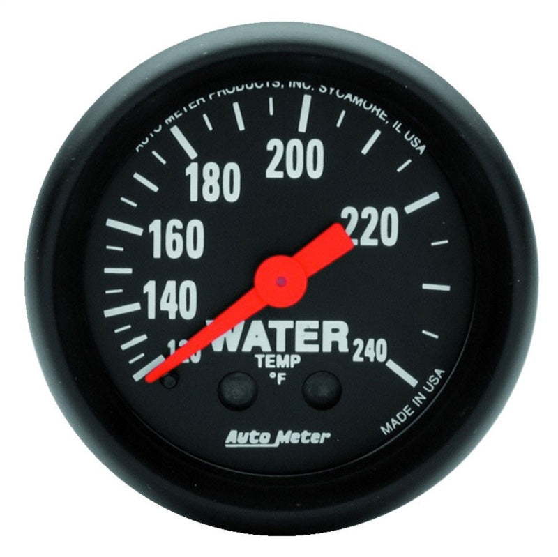 Autometer Z Series 2 inch 120-240 degree F Mechanical Water Temperature Gauge 2607