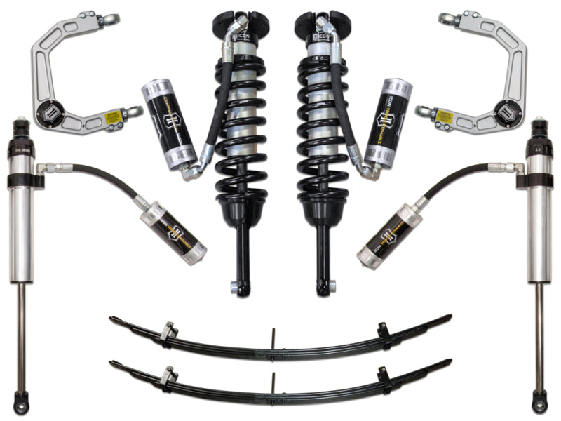 ICON 05-15 Toyota Tacoma 0-3.5in/2016+ Toyota Tacoma 0-2.75in Stg 5 Suspension System w/Billet Uca - eliteracefab.com