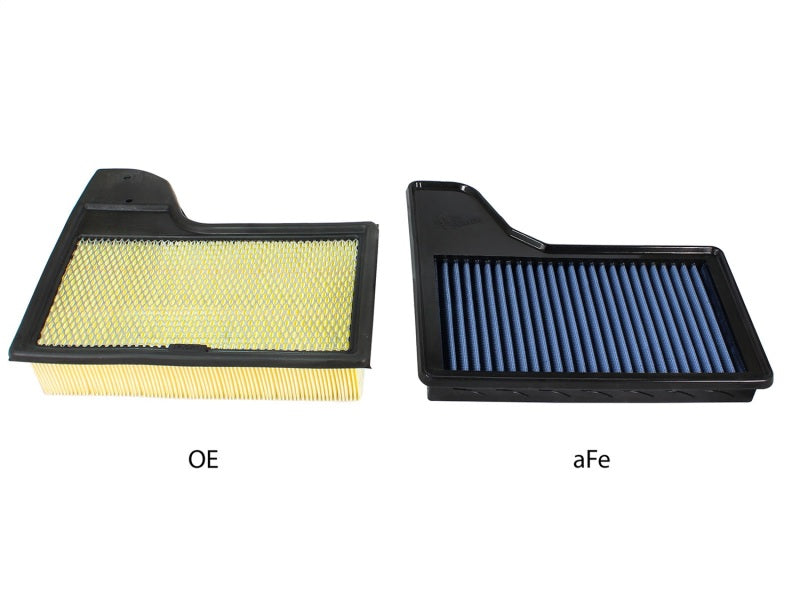 aFe MagnumFLOW OEM Replacement Air Filter PRO 5R 2015 Ford Mustang L4 / V6 / V8 - eliteracefab.com