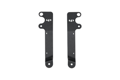 LP Aventure 18-19 Subaru Crosstrek Hood Light Brackets - Powder Coated (Pair) - eliteracefab.com