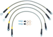 Load image into Gallery viewer, STOPTECH 08-17 CHEVROLET SILVERADO 1500 STAINLESS STEEL REAR BRAKE LINES, 950.66504 - eliteracefab.com