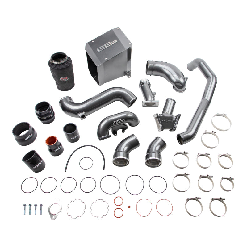 Wehrli 06-07 Chevrolet Duramax 6.6L LBZ Stage 2 High Flow Intake Bundle Kit - Flat Black