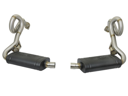 aFe MACHForce XP 13-15 Porsche Cayman S/Boxster S (981) H6-3.4L 2-2.5in. SS Cat-Back Exhaust System aFe