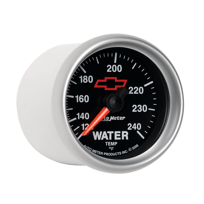 Autometer Sport-Comp II 2-1/16in 120-240 Deg Mechanical Water Temp Gauge - Bowtie Black 3632-00406