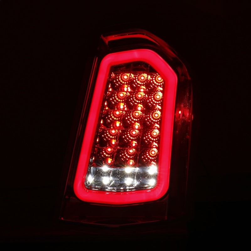 ANZO 11-14 Chrysler 300 LED Taillights Chrome w/ Sequential - eliteracefab.com