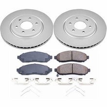 Load image into Gallery viewer, Power Stop 2019 Nissan Frontier Front Z17 Evolution Geomet Coated Brake Kit - eliteracefab.com