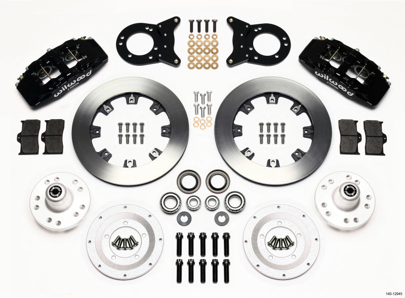 Wilwood Dynapro 6 Front Hub Kit 12.19in 1970-1973 Mustang Disc & Drum Spindle Wilwood