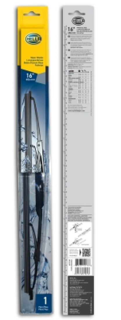 Hella Standard Wiper Blade 16in - Single - eliteracefab.com