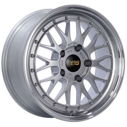 BBS LM 17x7.5 5x130 ET28 CB71.6 Diamond Silver Center Diamond Cut Lip Wheel BBS