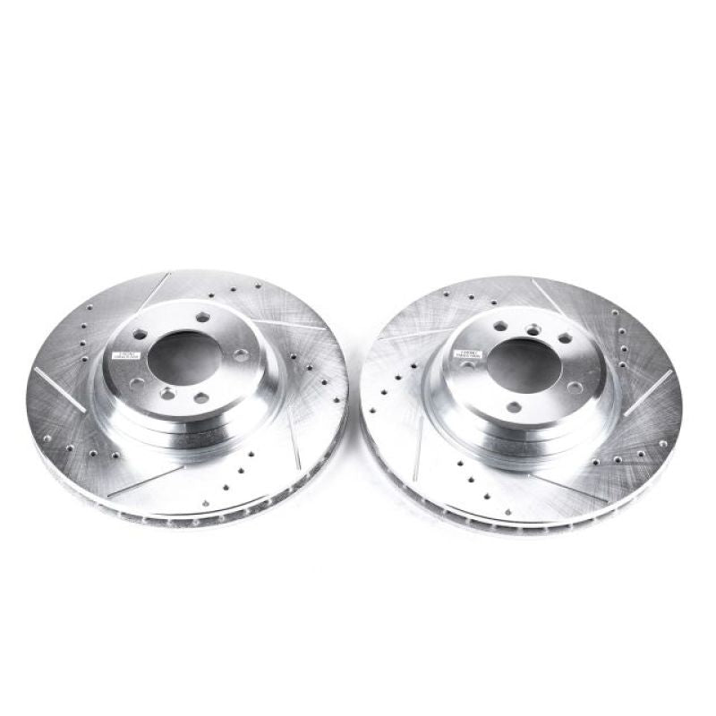 Power Stop 09-11 BMW 335d Front Evolution Drilled & Slotted Rotors - Pair PowerStop