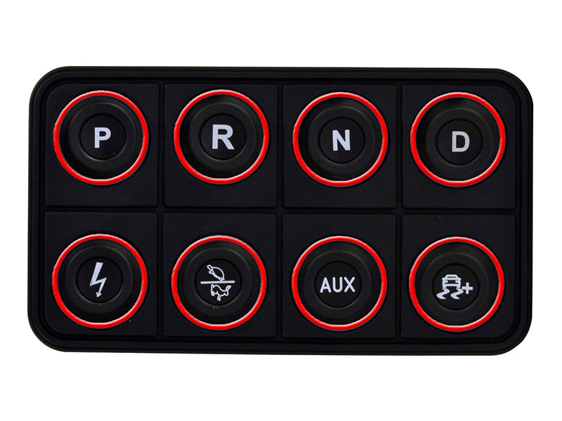 AEM EV 8 Button Keypad CAN Based Programmable Backlighting - eliteracefab.com