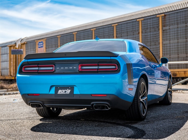 Borla 2015 Dodge Challenger SRT/392 Hemi 6.4L V8 ATAK Catback Exhaust w/ Valves Factory Bezel - eliteracefab.com