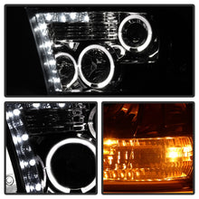 Load image into Gallery viewer, Spyder Dodge Ram 1500 09-14 10-14 Projector Headlights Halogen- LED Halo LED- Smke PRO-YD-DR09-HL-SM - eliteracefab.com