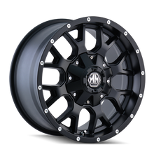 Load image into Gallery viewer, Mayhem 8015 Warrior 17x9 / 5x127 BP / 18mm Offset / 87mm Hub Matte Black Wheel