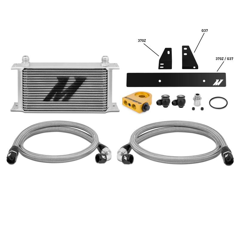 Mishimoto 09-12 Nissan 370Z / 08-12 Infiniti G37 (Coupe Only) Thermostatic Oil Cooler Kit - eliteracefab.com