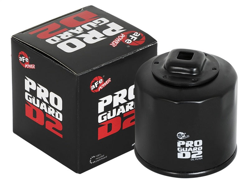 aFe Pro GUARD D2 Oil Filter 02-17 Nissan Cars L4/ 04-17 Subaru Cars H4 (4 Pack) - eliteracefab.com