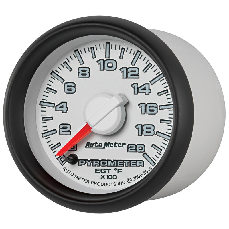 AutoMeter GAUGE; PYRO. (EGT); 2 1/16in.; 2000deg.F; STEPPER MOTOR; RAM GEN 3 FACT. MATCH Dodge 2003-2009 - eliteracefab.com