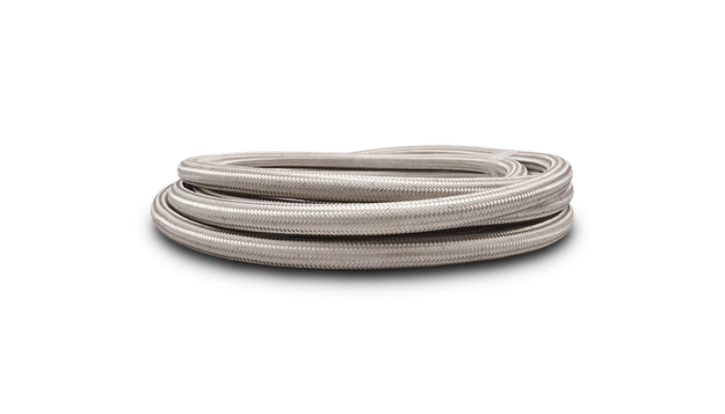 Vibrant Performance 20ft Roll of Stainless Steel Braided Flex Hose, AN -20, Hose ID 1.12in, Performance Hose & Fluid/Air Plumbing - Part 11935