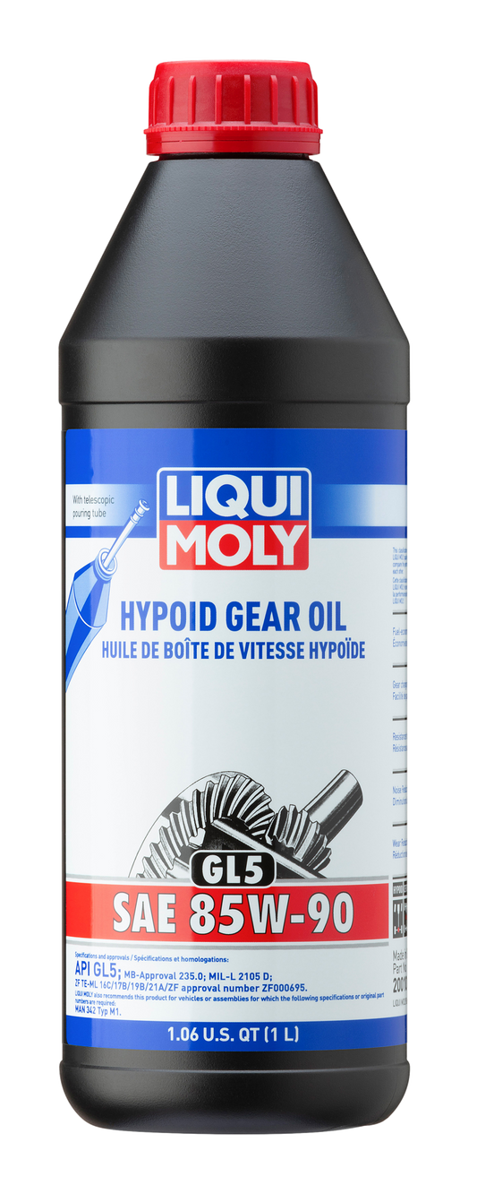 LIQUI MOLY 1L Hypoid Gear Oil (GL5) SAE 85W90 LIQUI MOLY